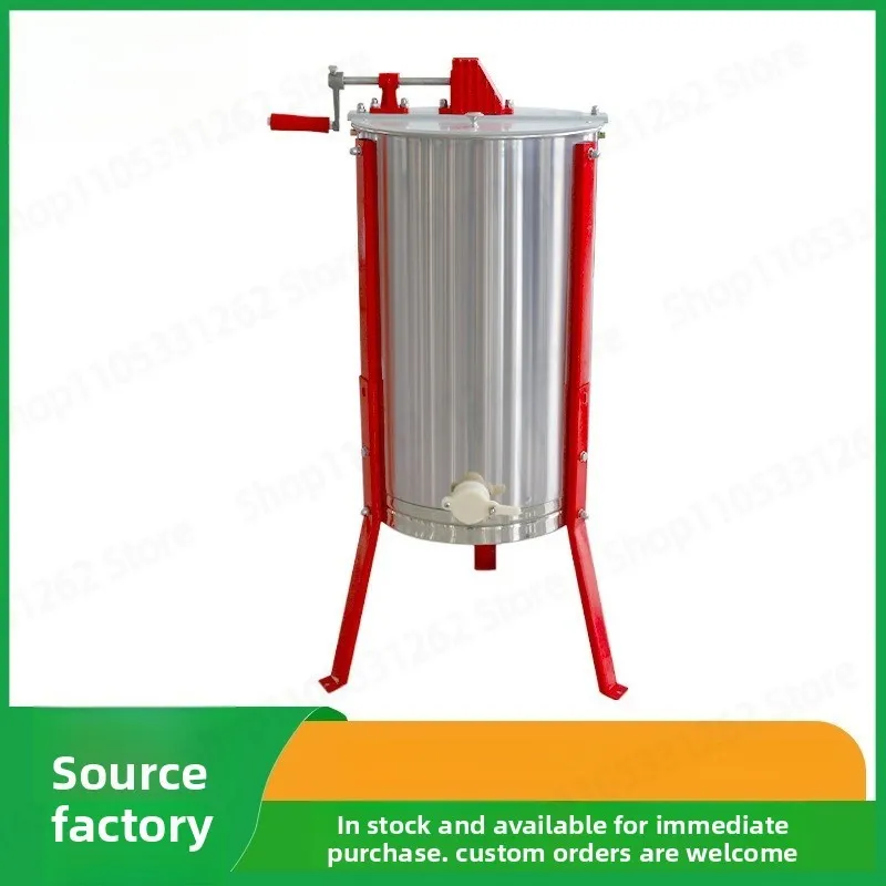 3 Frame Manual Stainless Steel Honey Shaker, Honey Shaker Honey Bucket