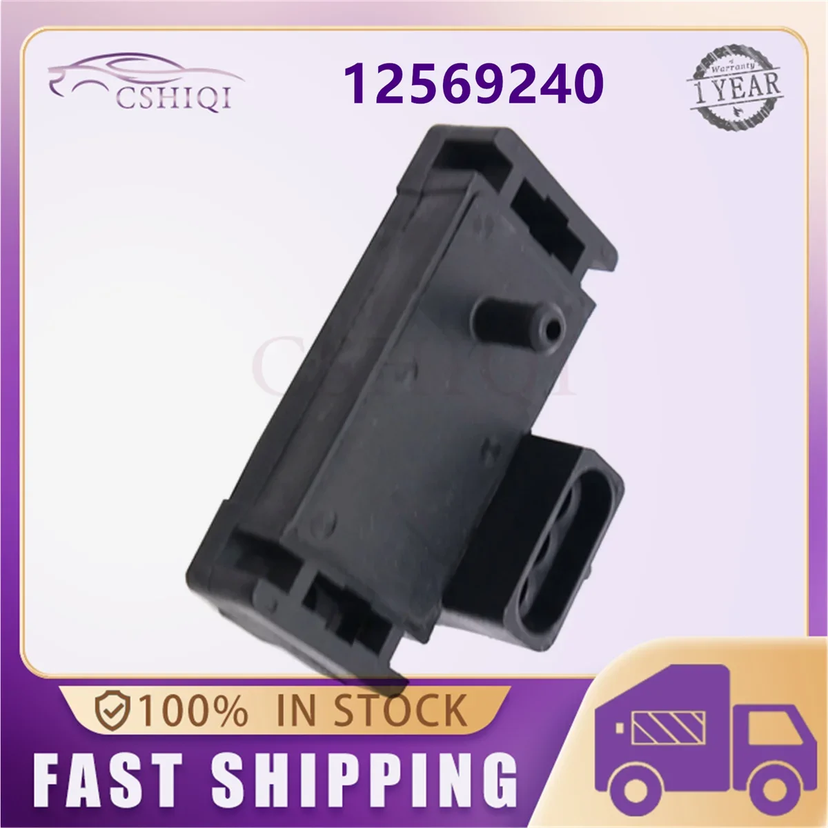 12569240 Manifold Absolute Pressure MAP Sensor For Chevy GMC Buick GL8 Pontiac Isuzu Jeep Cadillac 16017460 12247561 16137039