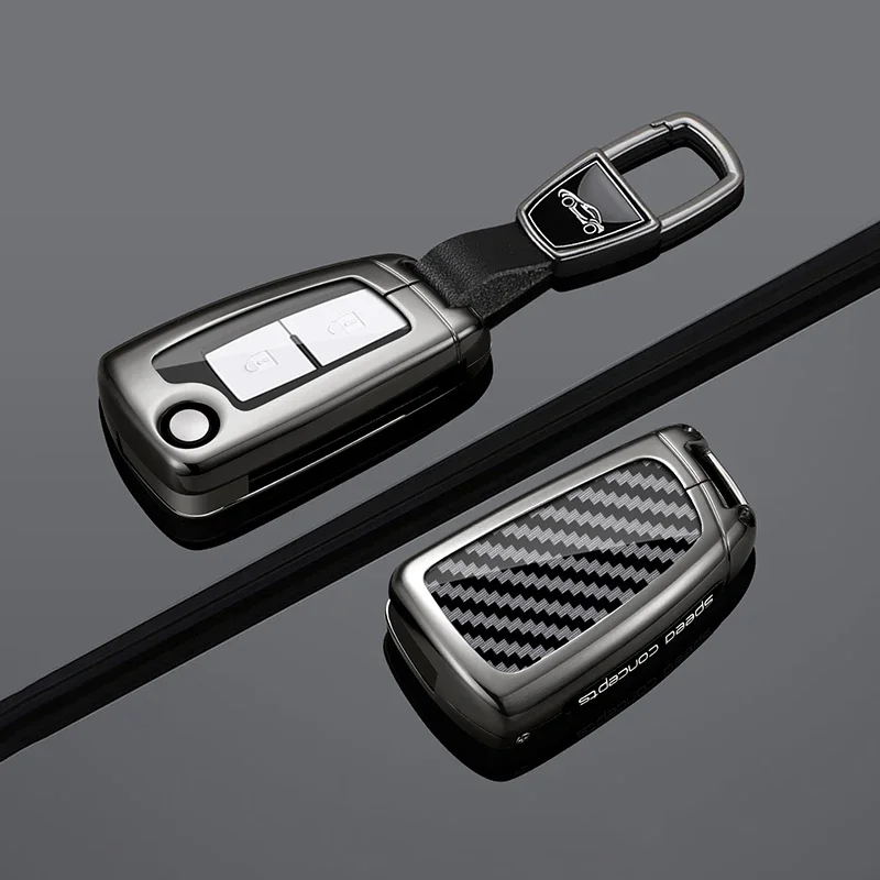 Suitable Zinc Alloy Car Key Case Cover For Nissan NV200 Sentra Versa X-Trail Qashqai J11 Juke Murano Micra Tiida Maxima Keychain