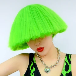 Green Hair Cospay DIY Harajuku Cartoon Display Show