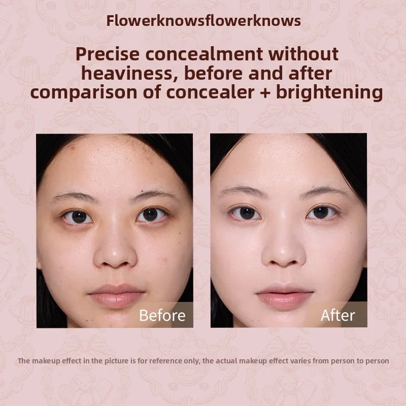 フラワーノーズ スウィーティーベアコレクション 4色コンシーラーパレット 6.4g ブライトンハイカバークリーム ナチュラルフェイスメイクアップコスメティック