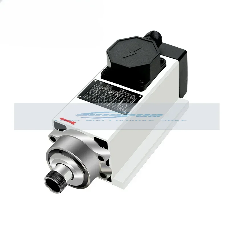 CNC Air-Cooled Square Spindle 220v/380v 2.2kw Er20 400hz Air-Cooled Spindle Motor Woodworking Engraving Machine Accessories