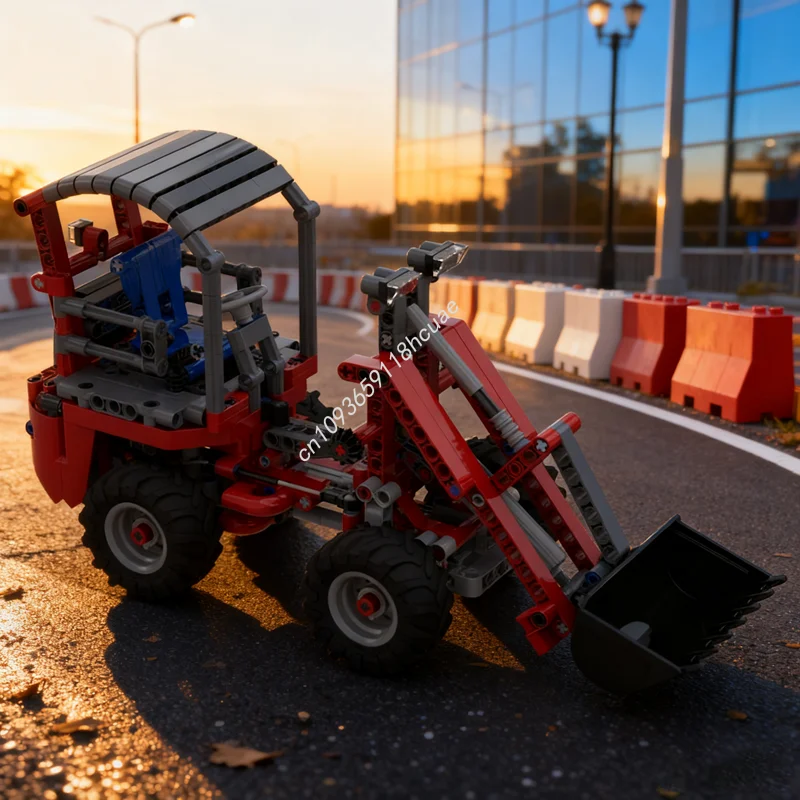 

512pcs MOC HofTrac Front End Loader Technical Model Building Toys Blocks Assemble Christmas Gift Creative Idea Brick Birthday