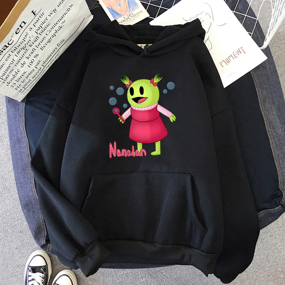 Nanalan tem diversão cartroon hoodies kawaii bonito sudaderas para mujer anime moletom feminino streetwear roupas masculinas estéticas topos