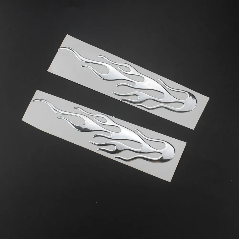 Universal Motorrad 3D Flamme Feuer Reflektierende Aufkleber Vinyl Aufkleber Touring ATV Roller Off-road – Detail 6