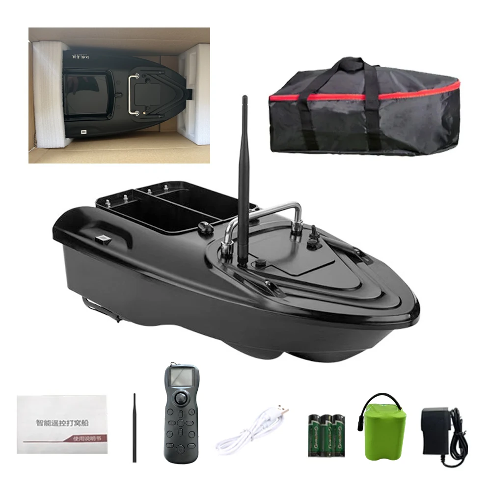 

2025 Sonar With Fishing Fish Finder Bait Boat Double Bait Cabin Automatic Cruise Carp Fishing
