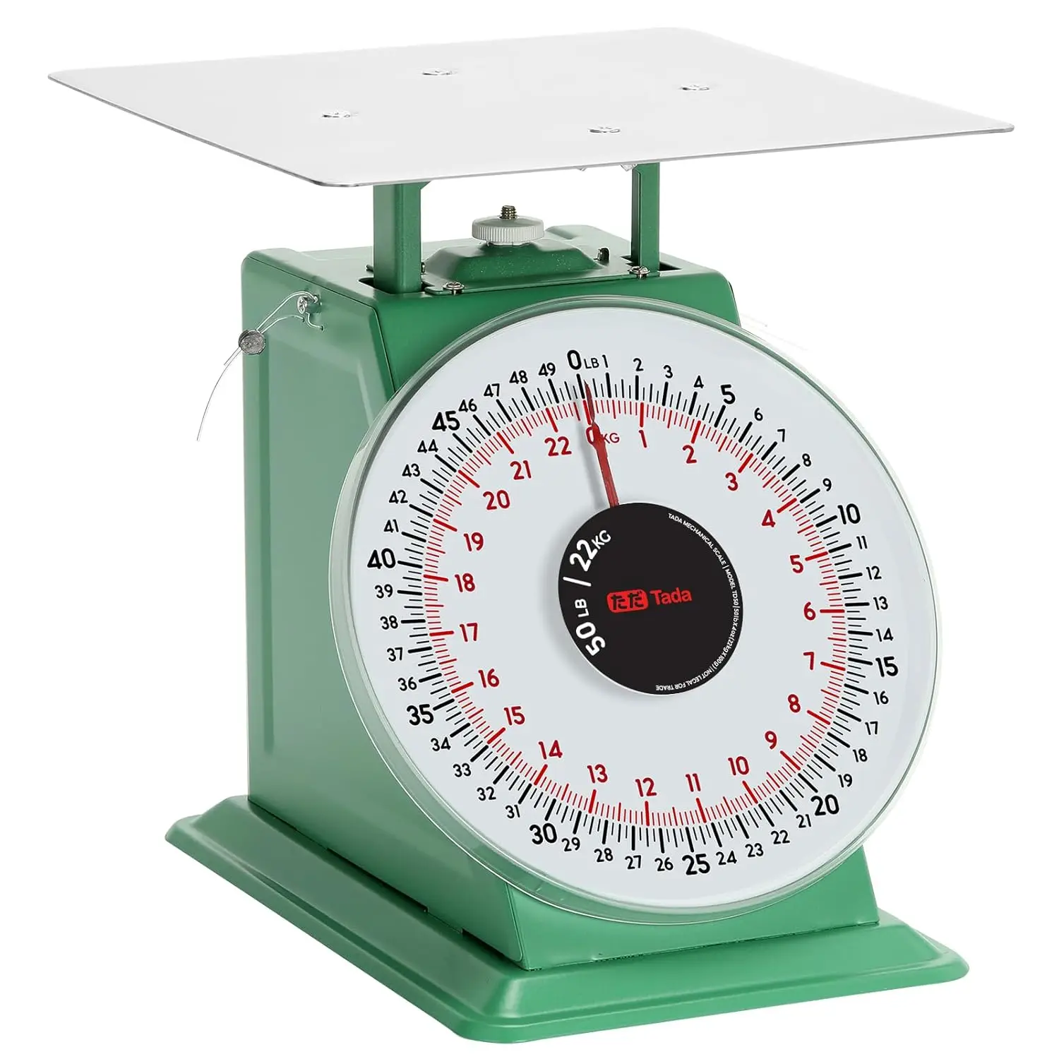 

Heavy Duty Mechanical Dial Kitchen Food Scale with Stainless Steel Platform, 50lb Capacity