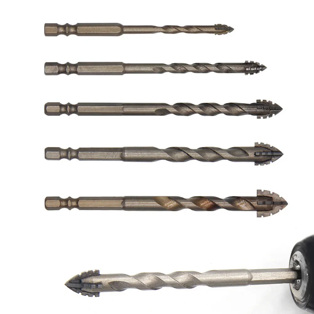 

Professional 5 Piece Eccentric Drill Bit Set Designed for Drilling Glass Tiles Effective Punching and Smooth Operation