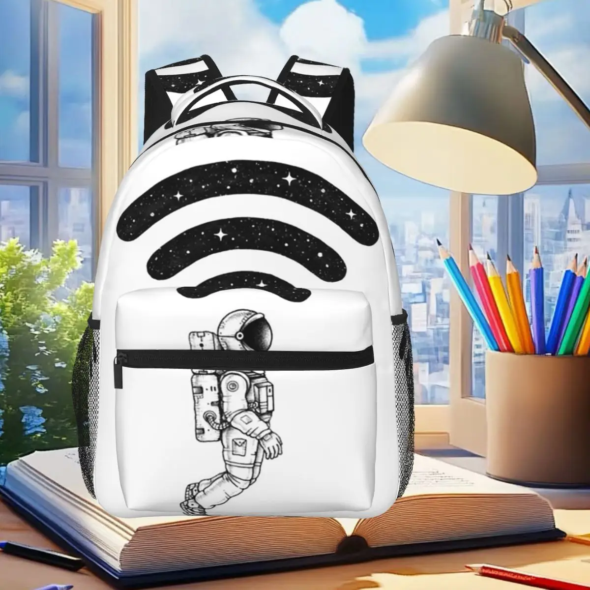 

Connected Student Backpack School Bag Hiking Travel Daypack for Men Women Fashion Bookbag Shoulder Bags