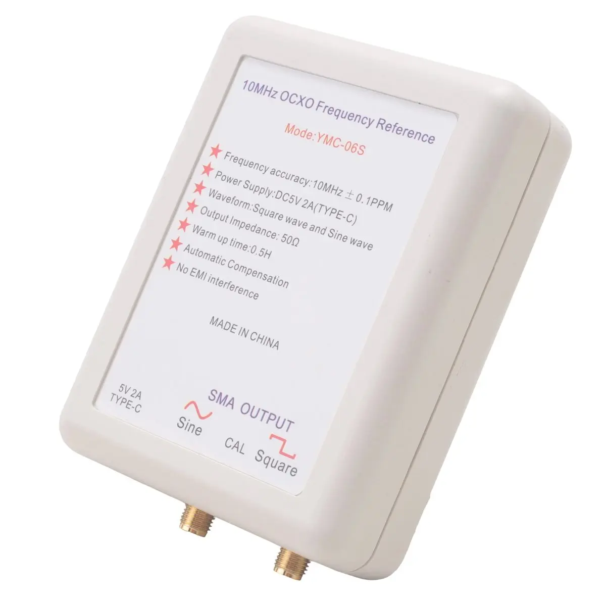 AAAE OCXO 10MHz Frequency Reference Module Frequency Reference Source Low Phase Noise for Sound System Decoder