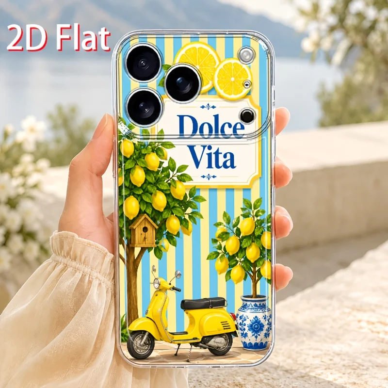 Summer Atmosphere Lemon Phone Case for Samsung Galaxy S26 S25 S24 S23 S22 S21 S20 Plus Ultra A73 A72 A52 A32 A25 A15
