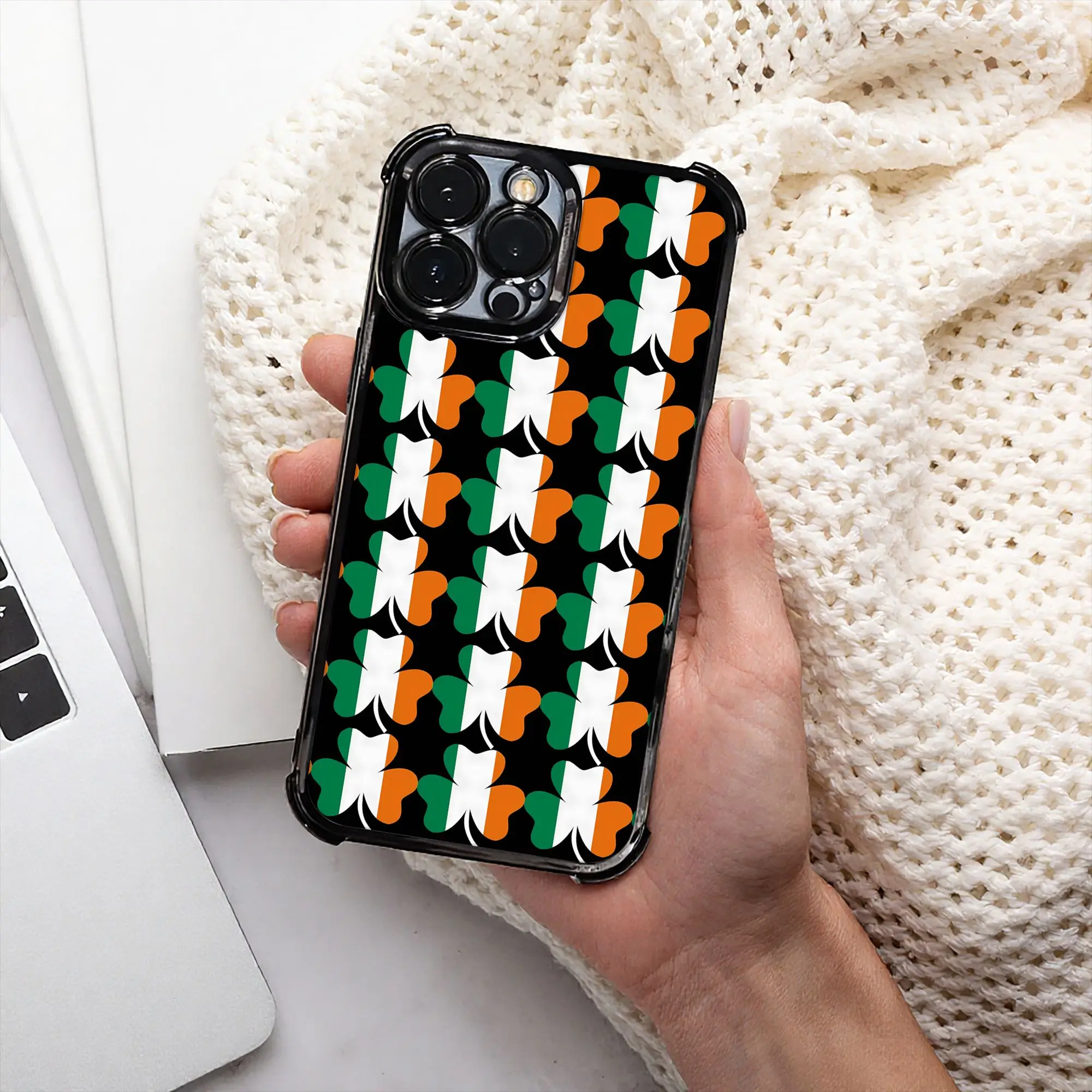 Phone Cases Ireland - Ireland Flag Shamrock Phone Case St
