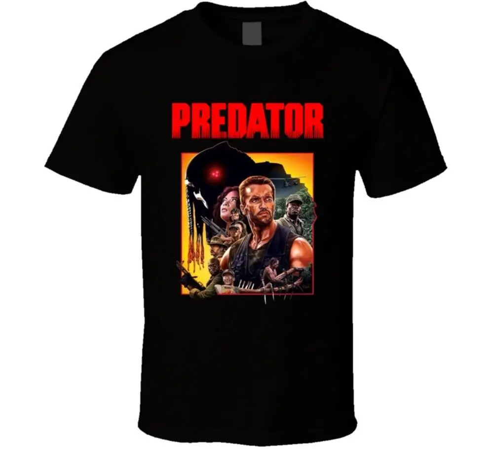 

Predetor Retro 80's Action Movie T Shirt