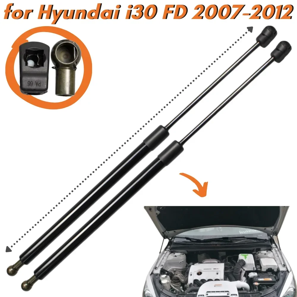 

Кол-во (2) стойки капота для Hyundai i30 FD 2007-2012 Передняя капота модифицированные газовые пружины амортизаторы опоры подъема амортизаторы рычаги