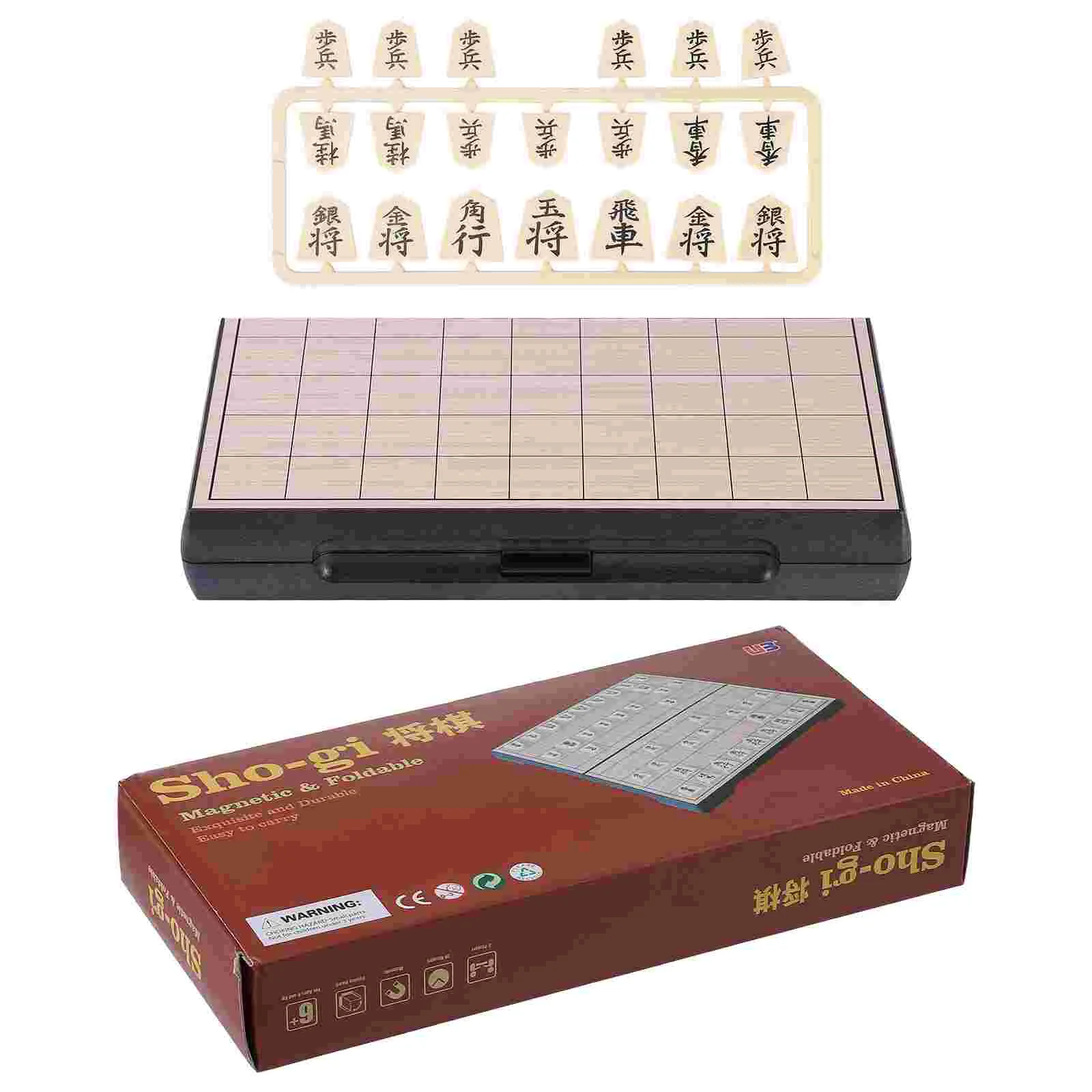 

STOBOK Japanese Jiangqi Chess Magnetic Board Chess Japanese Xiangqi