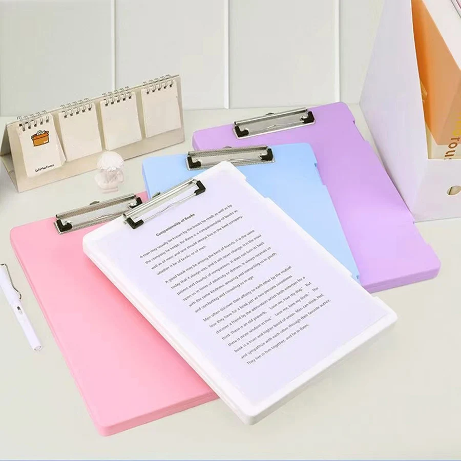 A4 writing pad splint, 2-in-1 document storage box, graduation certificate information box, double buckle file box