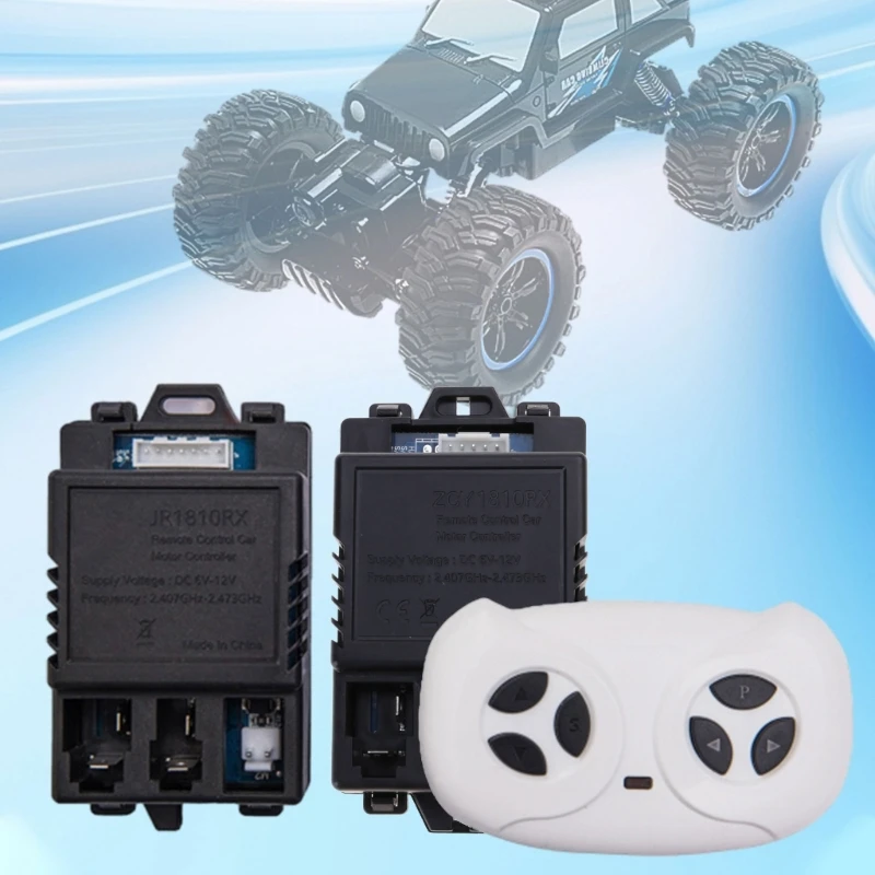 เด็กไฟฟ้าของเล่นรถตัวควบคุมเมนบอร์ดรีโมทคอนโทรล 2.4G 5pin/7pin สำหรับ JR1810RX ไฟฟ้า 4 ล้อรถ Dropship