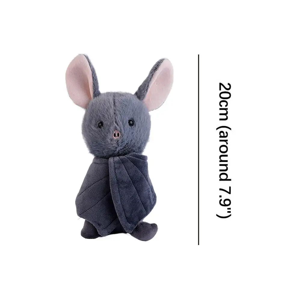 Cartoon Fledermaus Plüschtier Weiches Stofftier für Auto-Rückspiegel Hängende Dekoration Lustiges Design Flauschiger Hängender Fledermaus 20cm – Detail 8