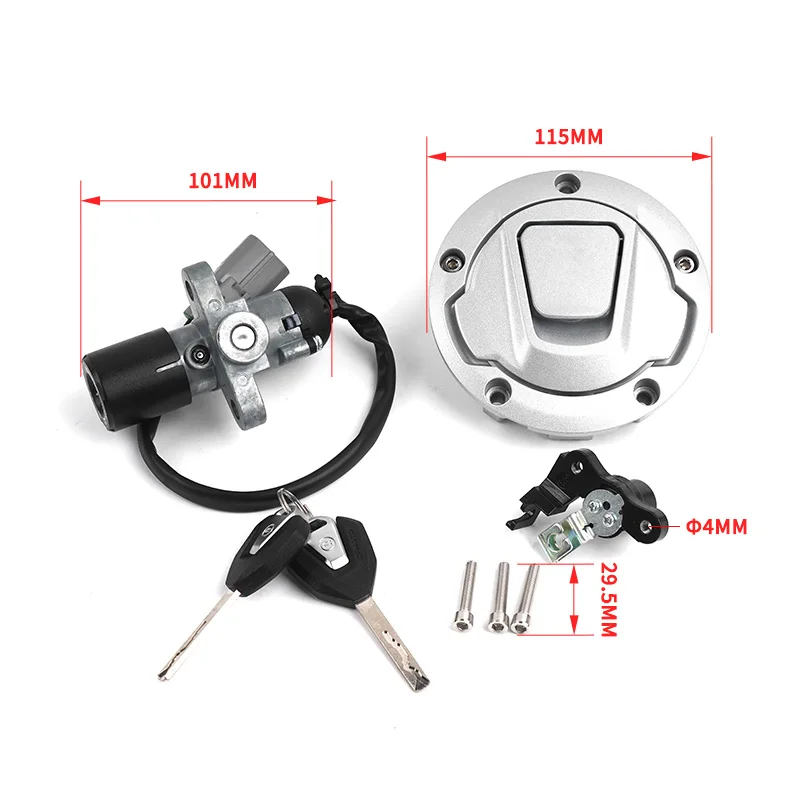 For CFMOTO 450MT  Lock Kit Lock Combination CF Moto Accessories 450SR 675SR Lock Set Suit CF400-8A Motorcycle Original Parts