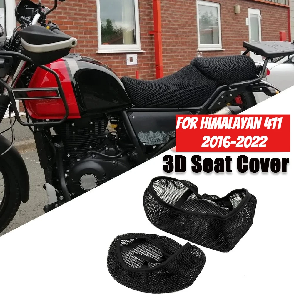

For Himalayan 411 2016-2022 for Royal Enfield Himalayan-411 Motorcycle Seat Cover 3D Honeycomb Mesh Motorcycle Accessories