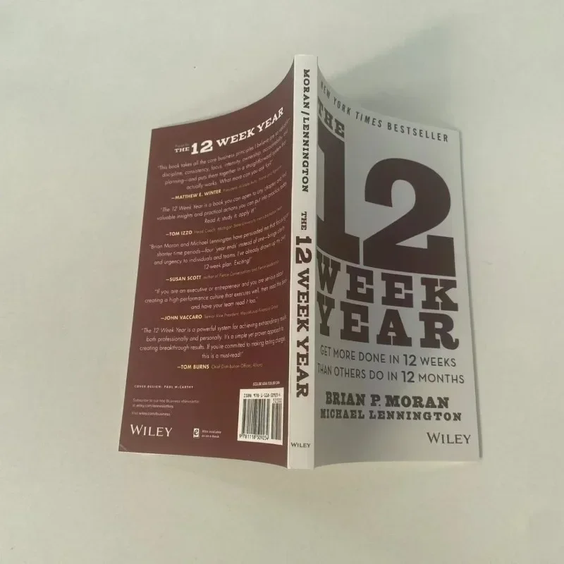 The 12 Week Year: Get More Done In 12 Weeks Than Others Do In 12 Months English Book