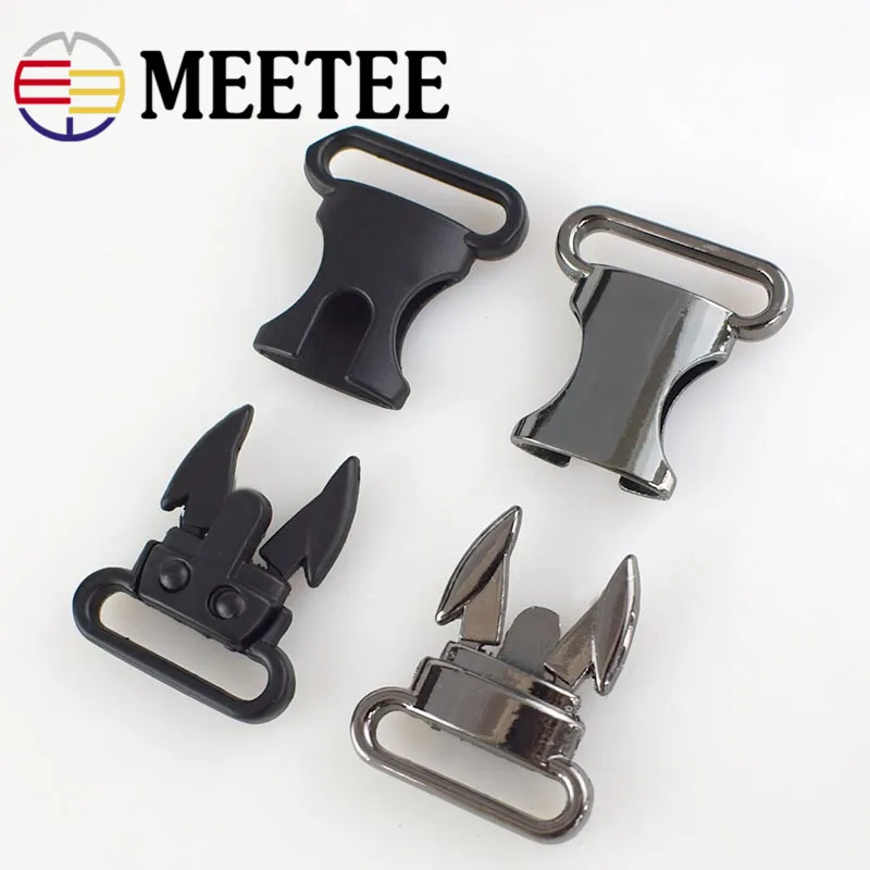 2pcs/4pcs In Metallo Fibbie Per Cinture 20 millimetri 25 millimetri di Clip A Scatto Chiusura Fibbia per Borse Cinture di Abbigliamento FAI DA TE