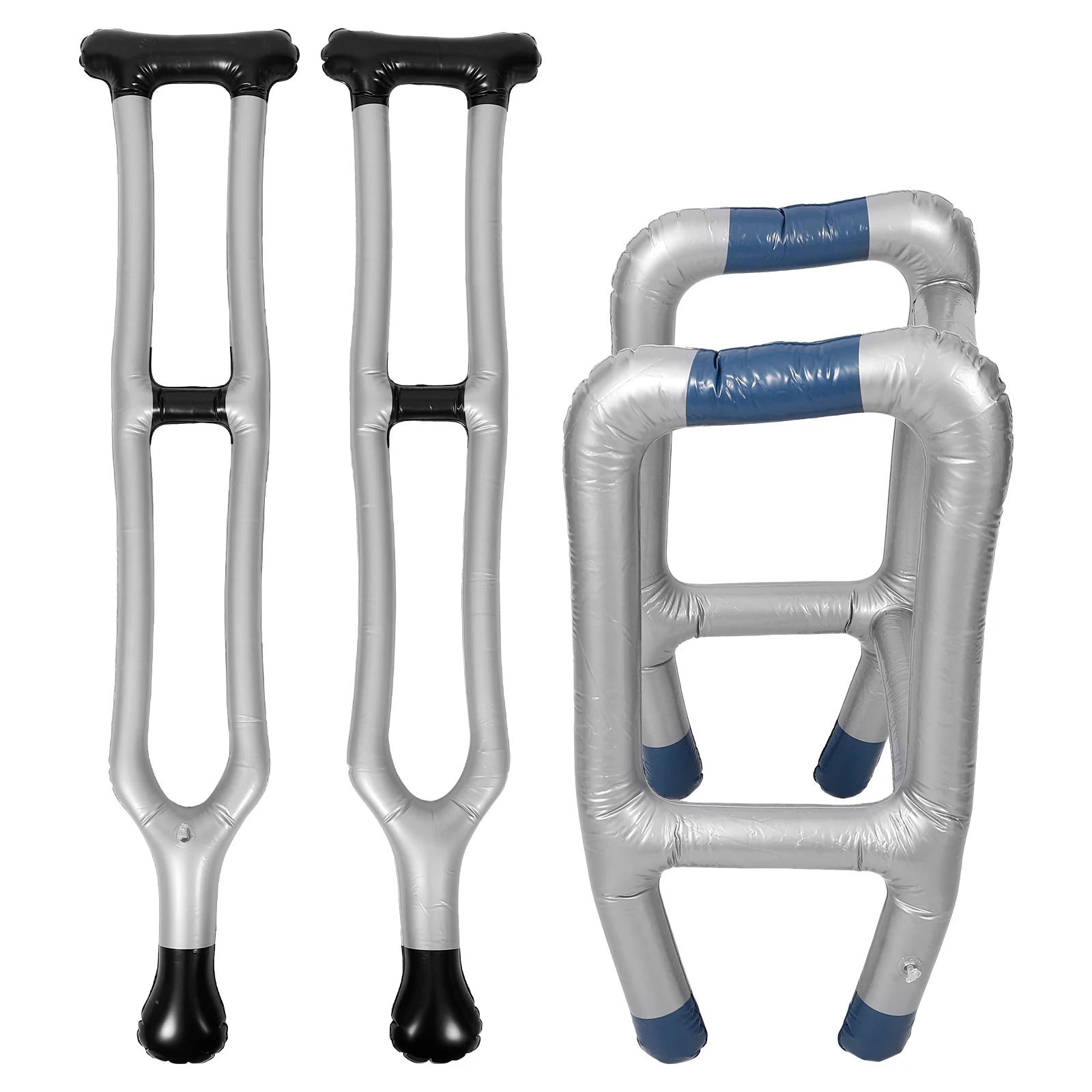 

1 set 1 Set Pvc Inflatable Crutch Creative Walking Stick For Party Props Birthday Halloween Decor Inflatable Balloons Pool Party