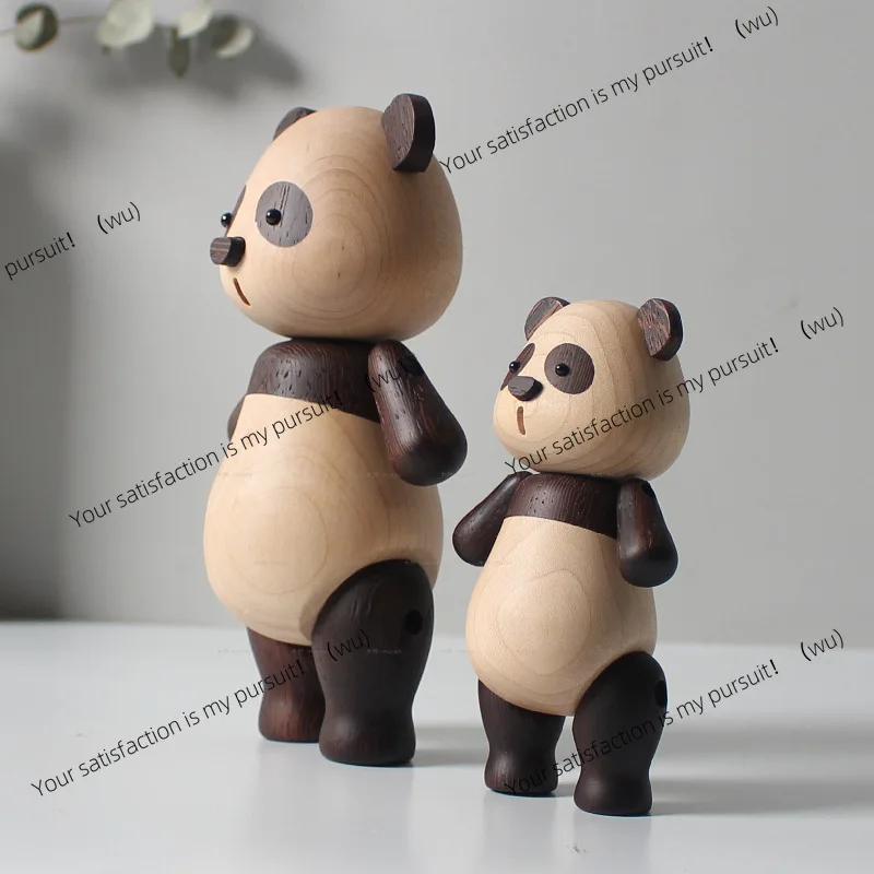 Creative Festival Souvenir Panda Decoration Crafts, Figure Gift Set Guobao Puppet Company Business Gifts