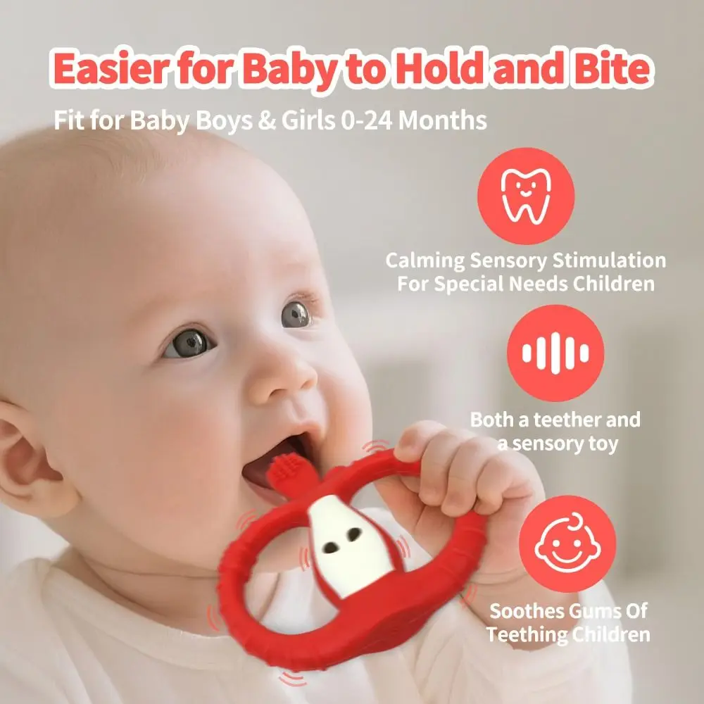 عضاضة تهتز على شكل فاكهة من السيليكون بدرجة الطعام، أوضاع اهتزاز 10 سرعات، لعبة حسية مطاطية ناعمة مع جهاز تحكم عن بعد