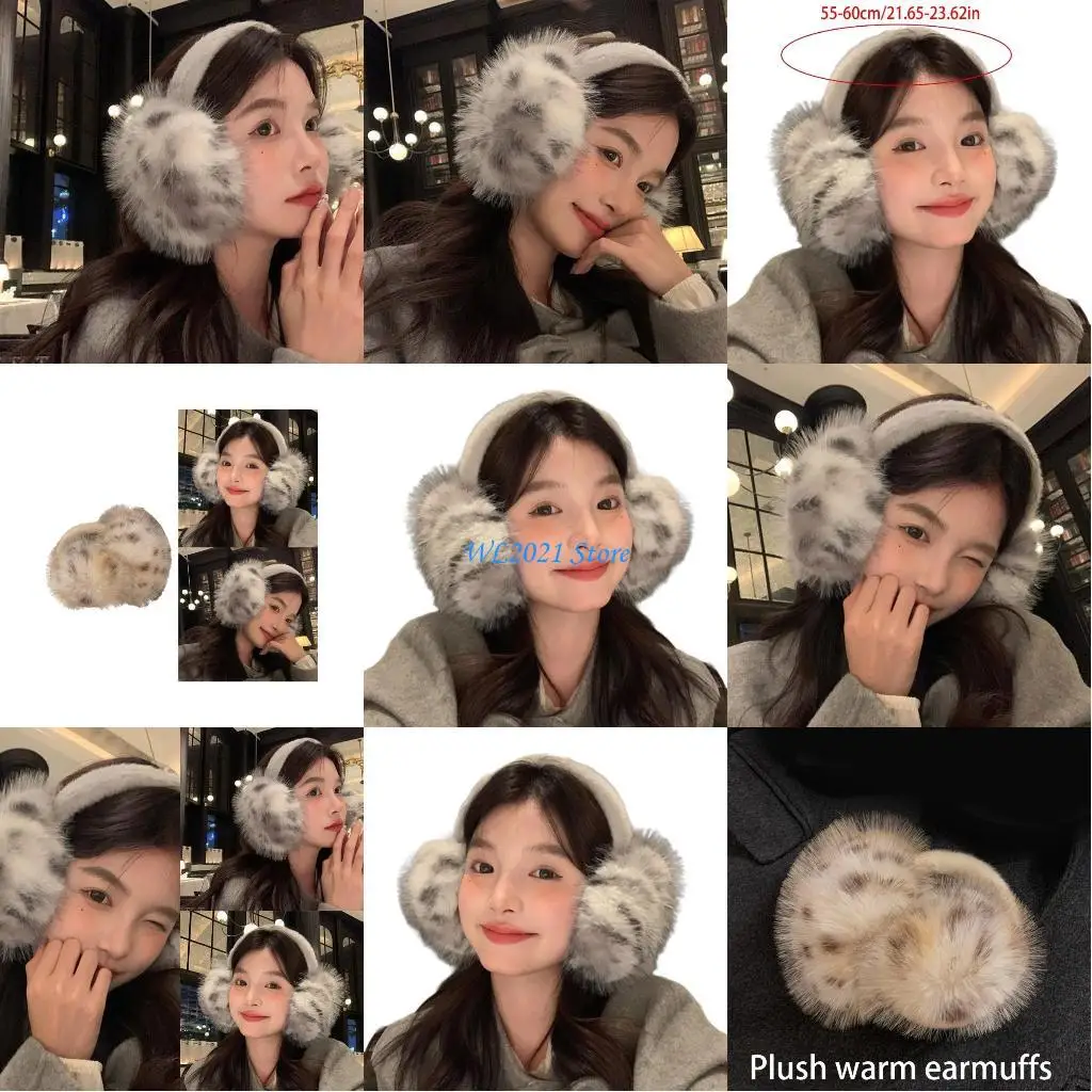 أغطية أذن سميكة من الفرو G5GC، خفيفة الوزن وناعمة لحماية الأذن للنساء مقاومة للبرد #1