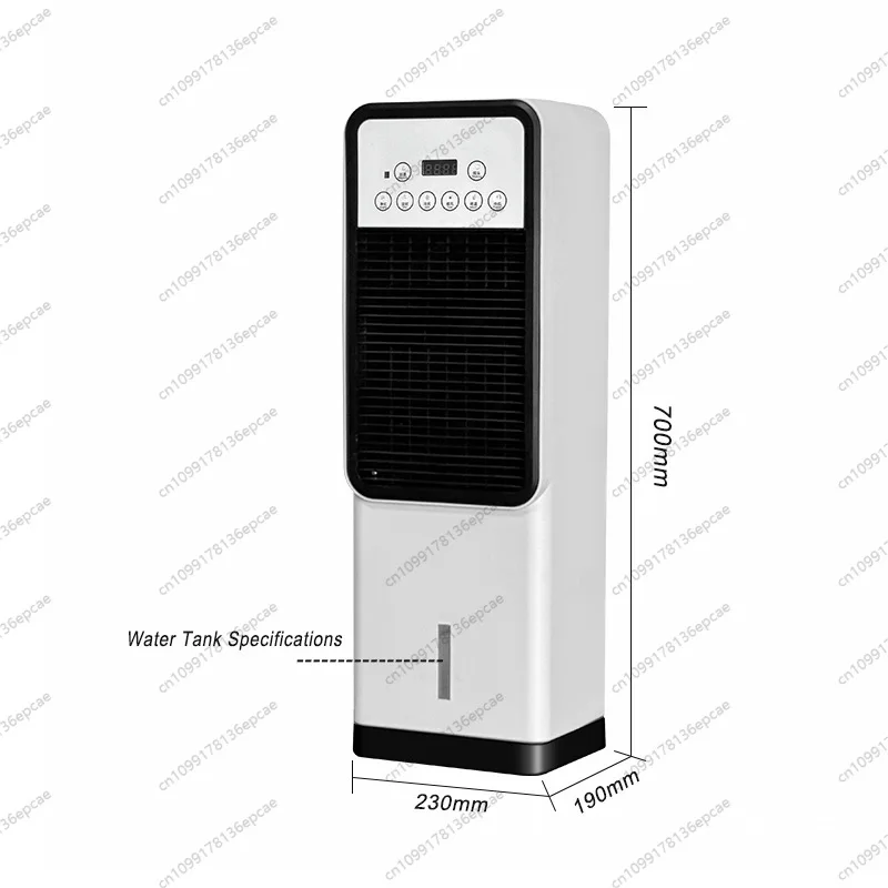 

Вентилятор кондиционера Охладитель Вентилятор охлаждения Бытовой небольшой напольный вертикальный