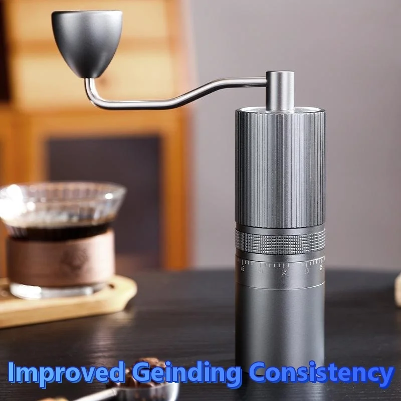 

Ручная кофемолка с керамическими жерновами из нержавеющей стали, шестигранная, с регулировкой помола, коническая, цельная, для кухни