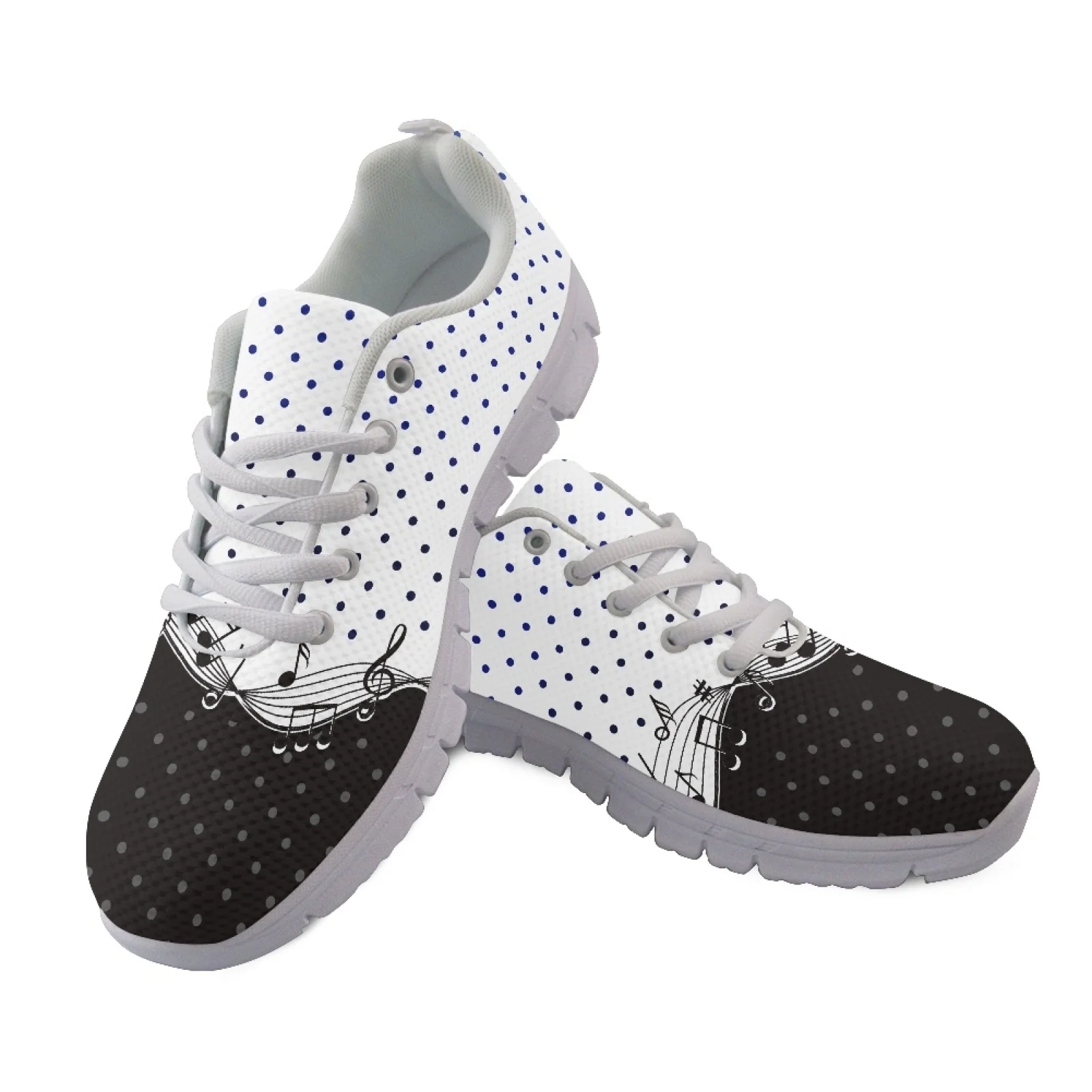 Coloranimal Music Piano Bloom Running Athletic Shoes Athletic Sport Footwear for Mens Lace Up Sports Tennis Shoes