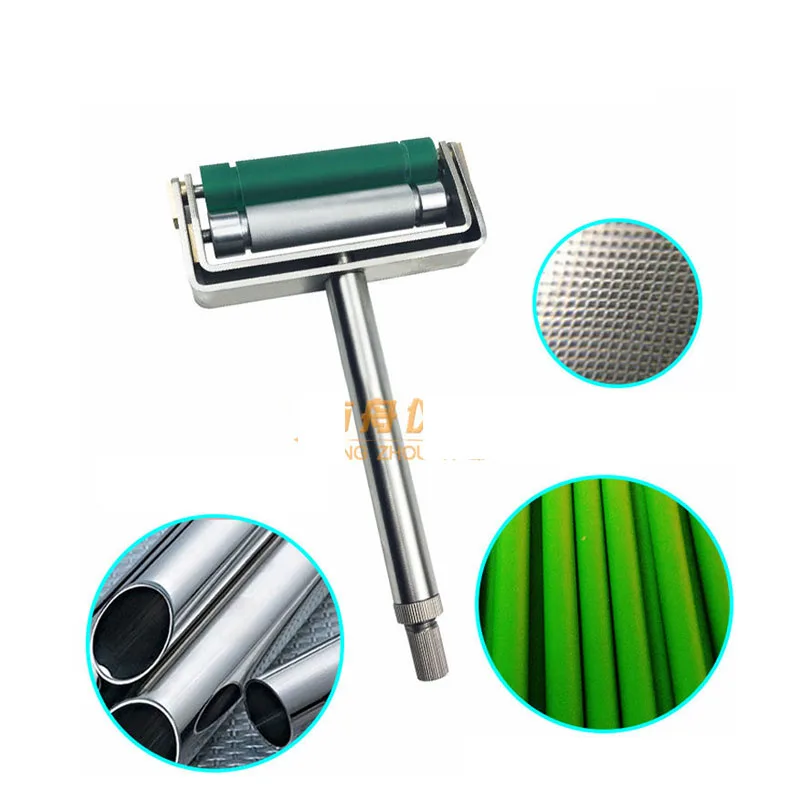 NEW Manual Ink Printing Film Applicator Ink Proofer Manual Color Wheel Metal Anilox Roller Rubber Roller Ink Sampler Tools