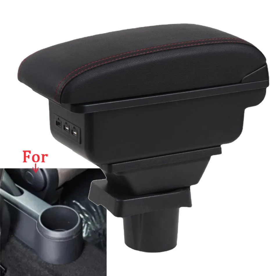 Accoudoir Central Voiture Compatible Seat Arona - Double Rangement + USB
