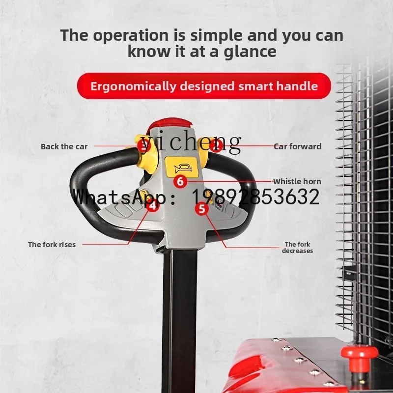 Fully Electric Loading and Unloading Tool Automatic Lifting Hydraulic Handling Lift Small Size