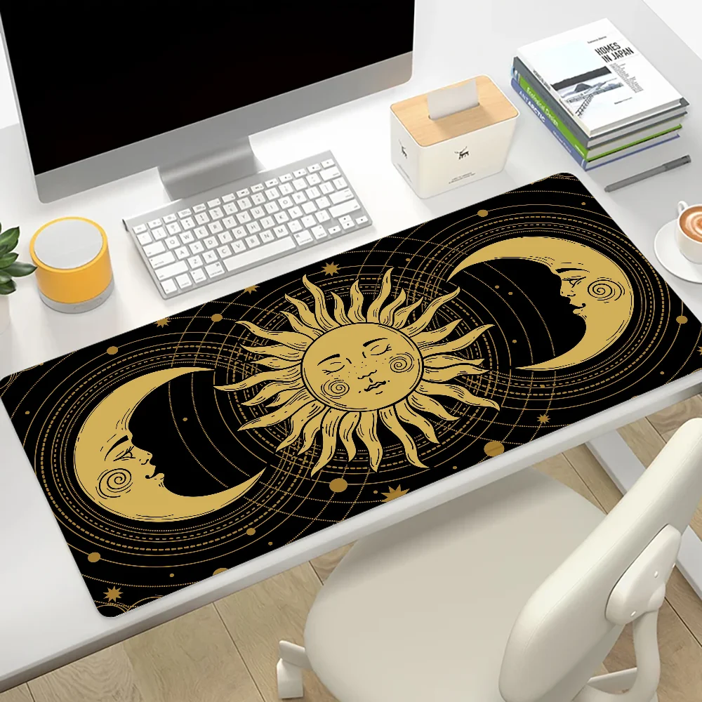 Sun Moon Mandala Mousepad Mousepad New Arrivals Large Gaming Mousepad L XL XXL Gamer Mouse Pad Size For Keyboards Mat