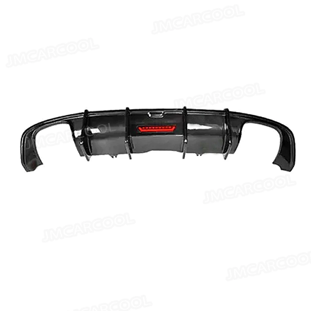 Rear Diffuser Splitter For Audi A5 Standard Coupe 2008-2011 Rear Bumper Lip Diffuser Bodykits Guard Spoiler Real Carbon Fiber view 3