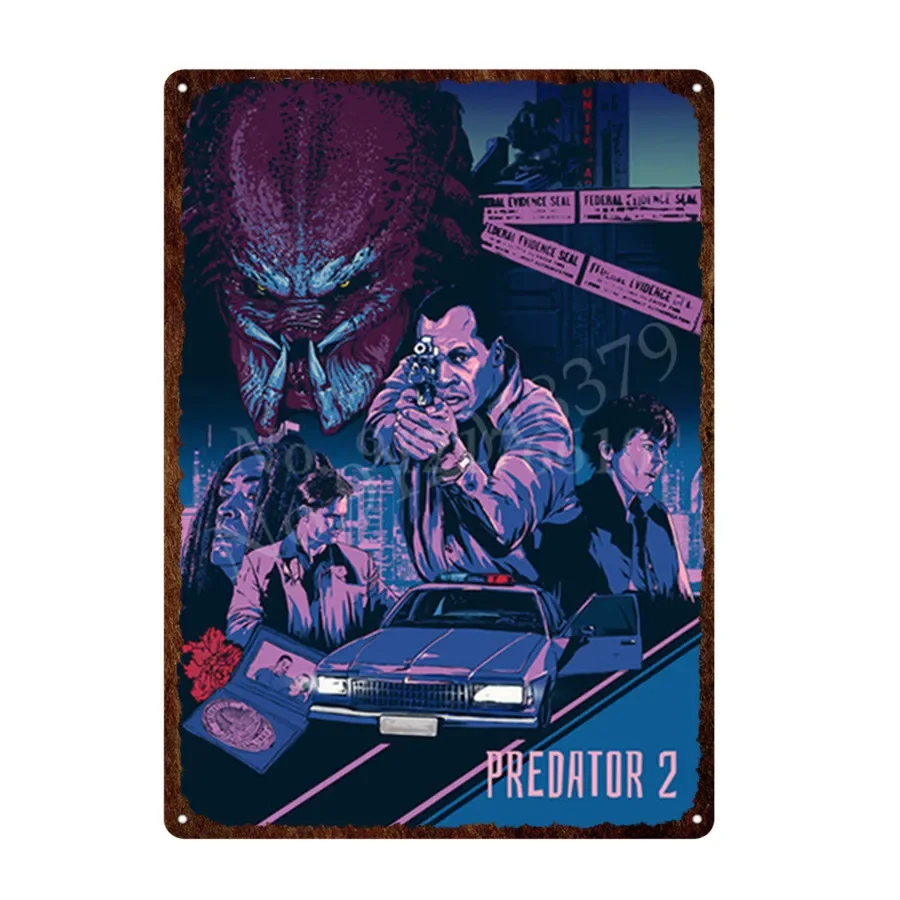 ملصق فيلم عتيق ، ملصق حائط قصدير ، طبق قصدير ، طراز عتيق ، لتزيين الغرفة ، مقاس 20 × 30 سم ، 30 × 40 سم