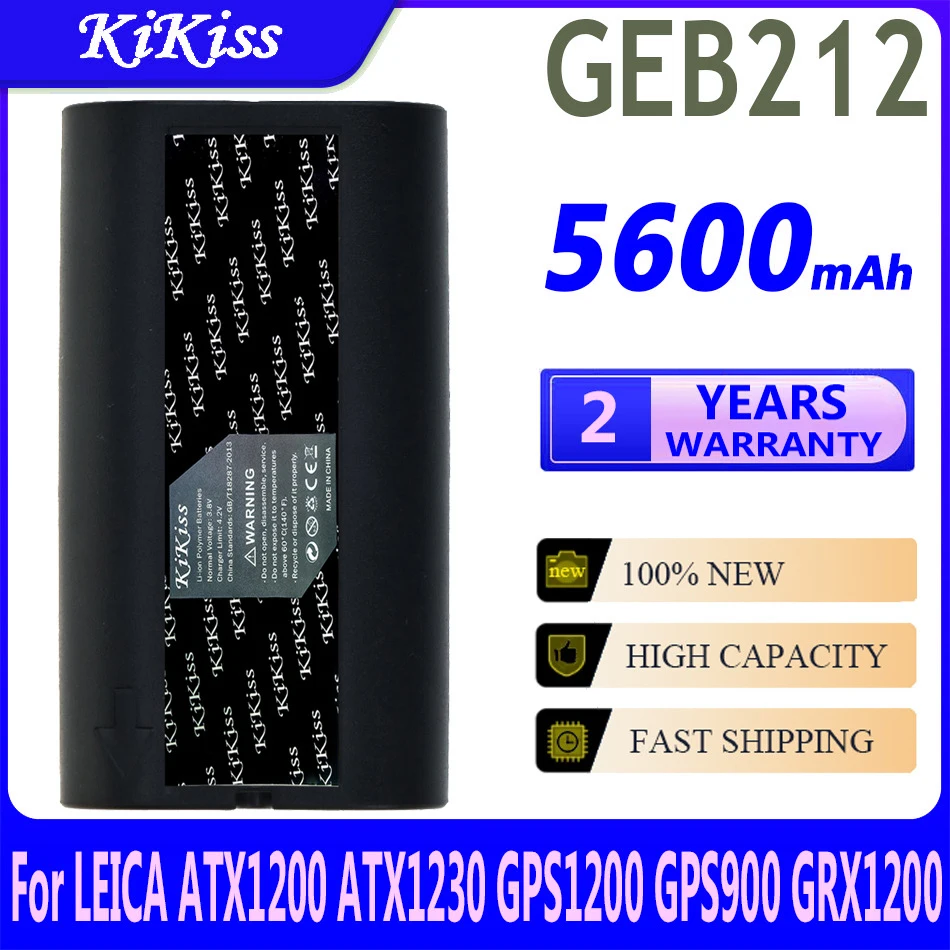 

5600mAh KiKiss Powerful Battery For LEICA GEB211 GEB212 ATX1200 ATX1230 GPS1200 GPS900 GRX1200