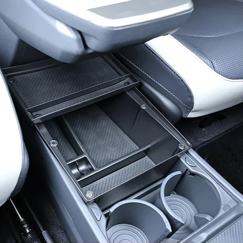 

Для тюнинга Kia EV3 задняя стойка подлокотник под ящик для хранения органайзер держатель лоток автомобильная центральная карта укладка монет уборка салона автомобиля