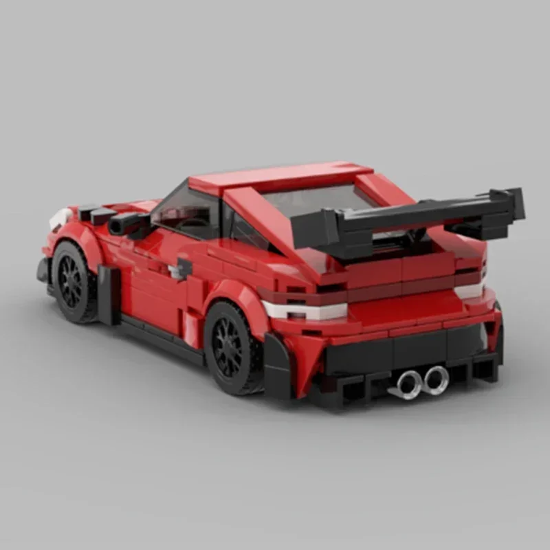 City Supercar รุ่น Moc อาคารอิฐ Speed Champion GT3 ฿เทคโนโลยี Modular Blocks ของขวัญของเล่นคริสต์มาส DIY ชุดประกอบ