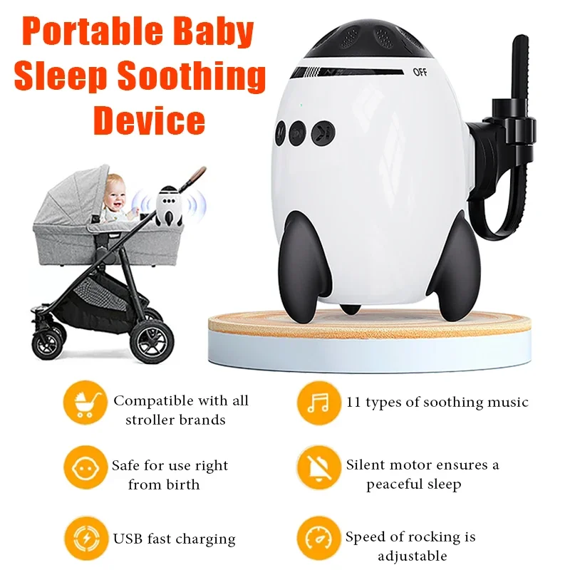 

Portable Baby Sound Machine Portable White Noise Sound Machine for Baby Soothing Natural Sounds Mini Bluetooth Speaker