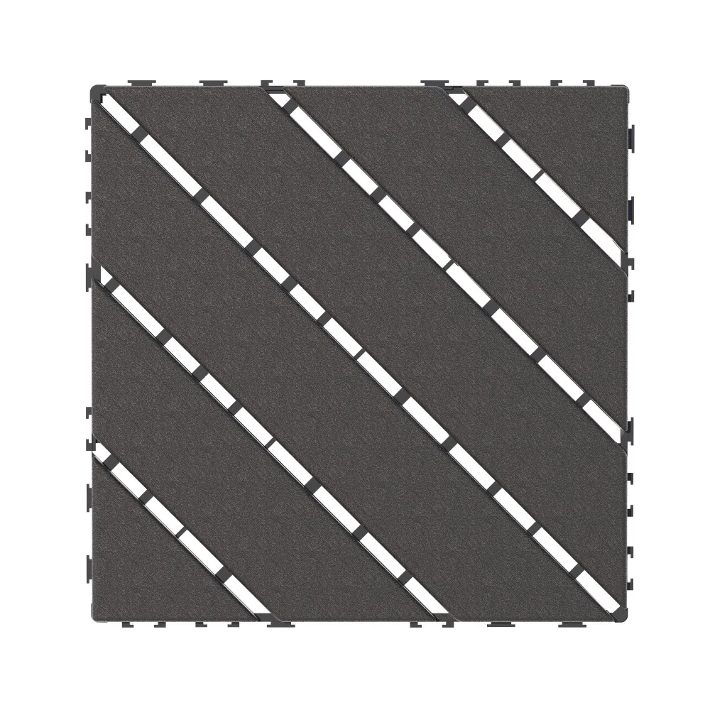 Plastic Interlocking Deck Tiles,44 Pack Patio Deck Tiles,12