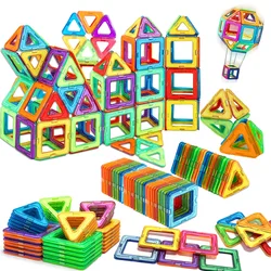 Magnetic Building Blocks DIY Magnets Toys Medium Size STEM Toys Construction Toys Kids Learning Educational Magnet Toys Gifts