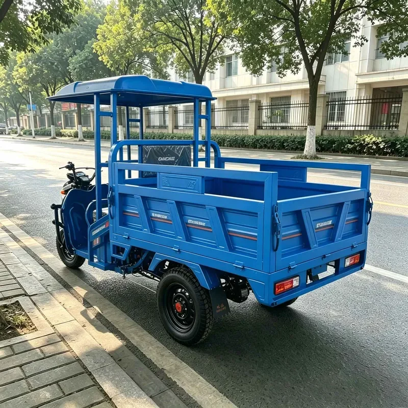 for Africa Hot Selling 3 Wheel Motorcycle Household Freight Agricultural Tipping Bucket Trike Three Bouncing Model