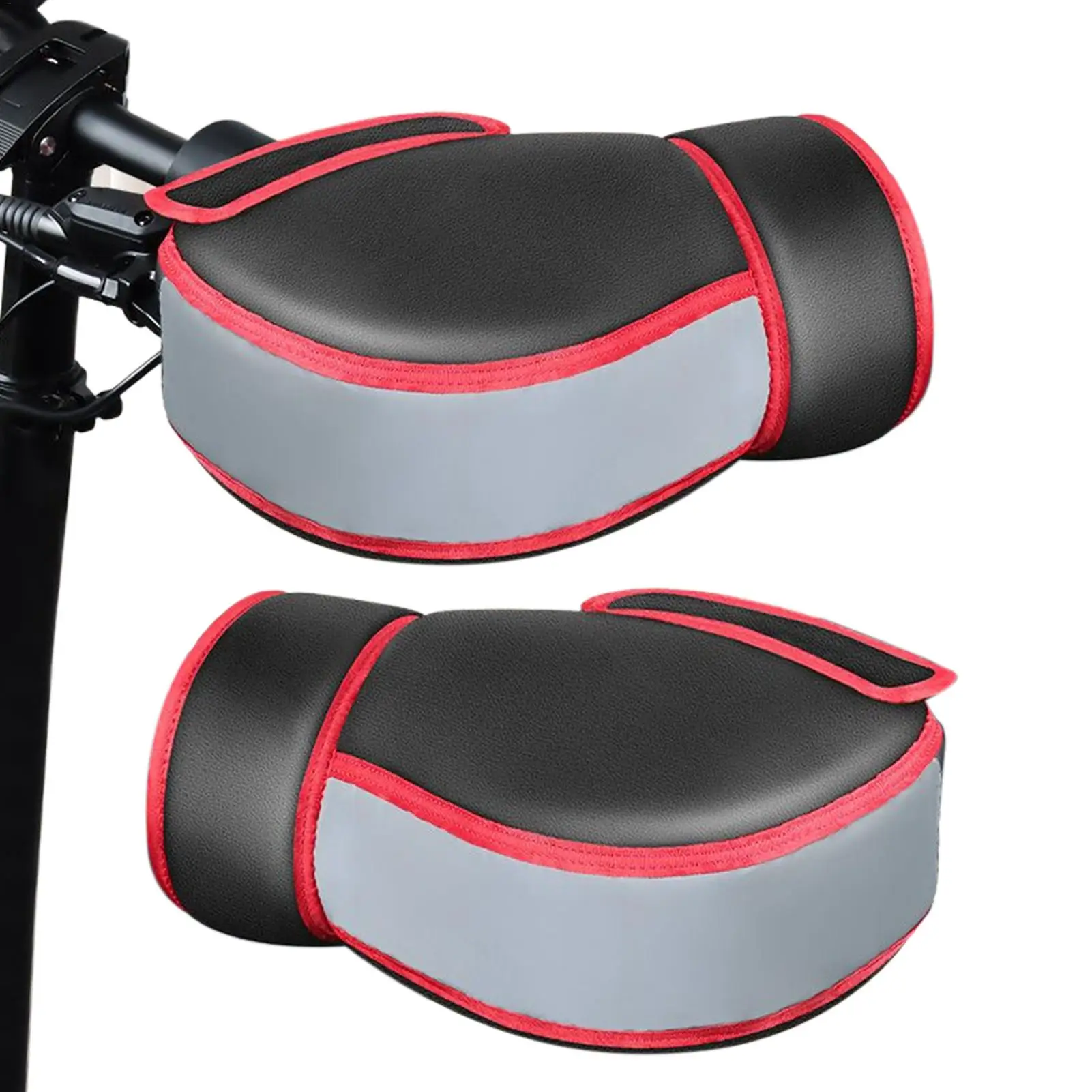 

Handlebar Gloves Motorcycle Motorbike Warm Handlebar Mittens Reflective Winter Scooter Grip Mittens For Tricycles Snowmobiles