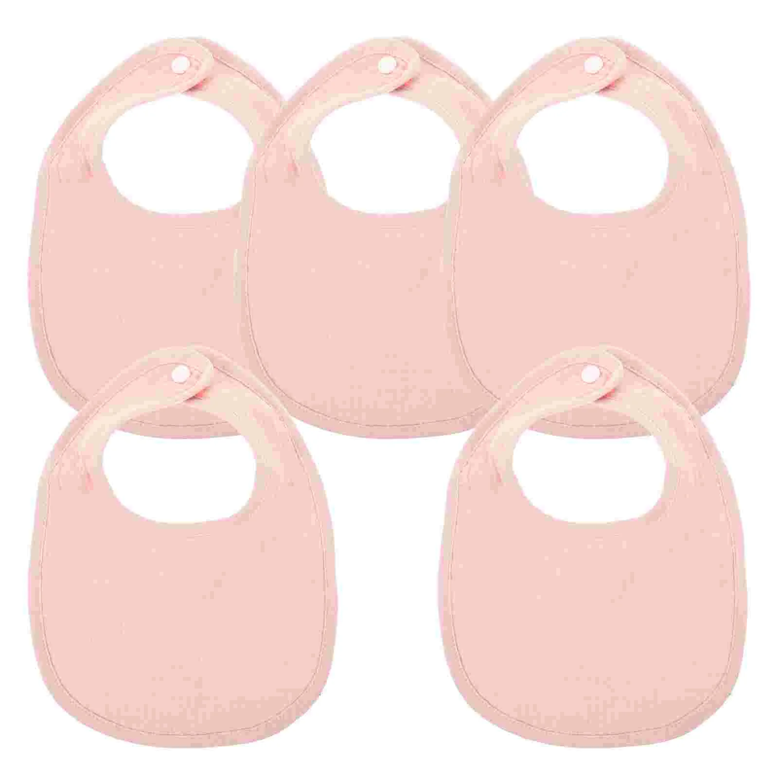 

5 Pcs Baby Bib Bibs Comfortable Saliva Towel Cotton Toddler Towels Infant Supplies Child Household