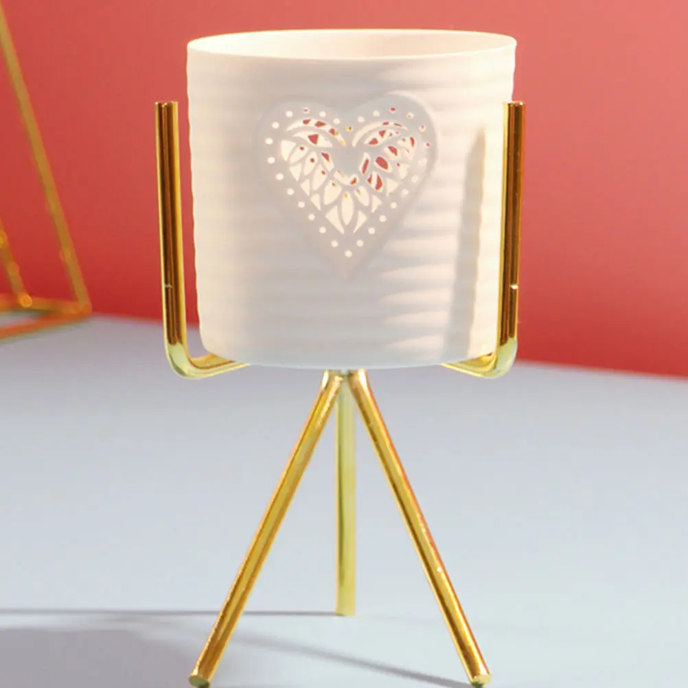 Heart Shape Holder Set – Nordic Style Decorative Stand for Home, Wedding, Party & Christmas Desktop