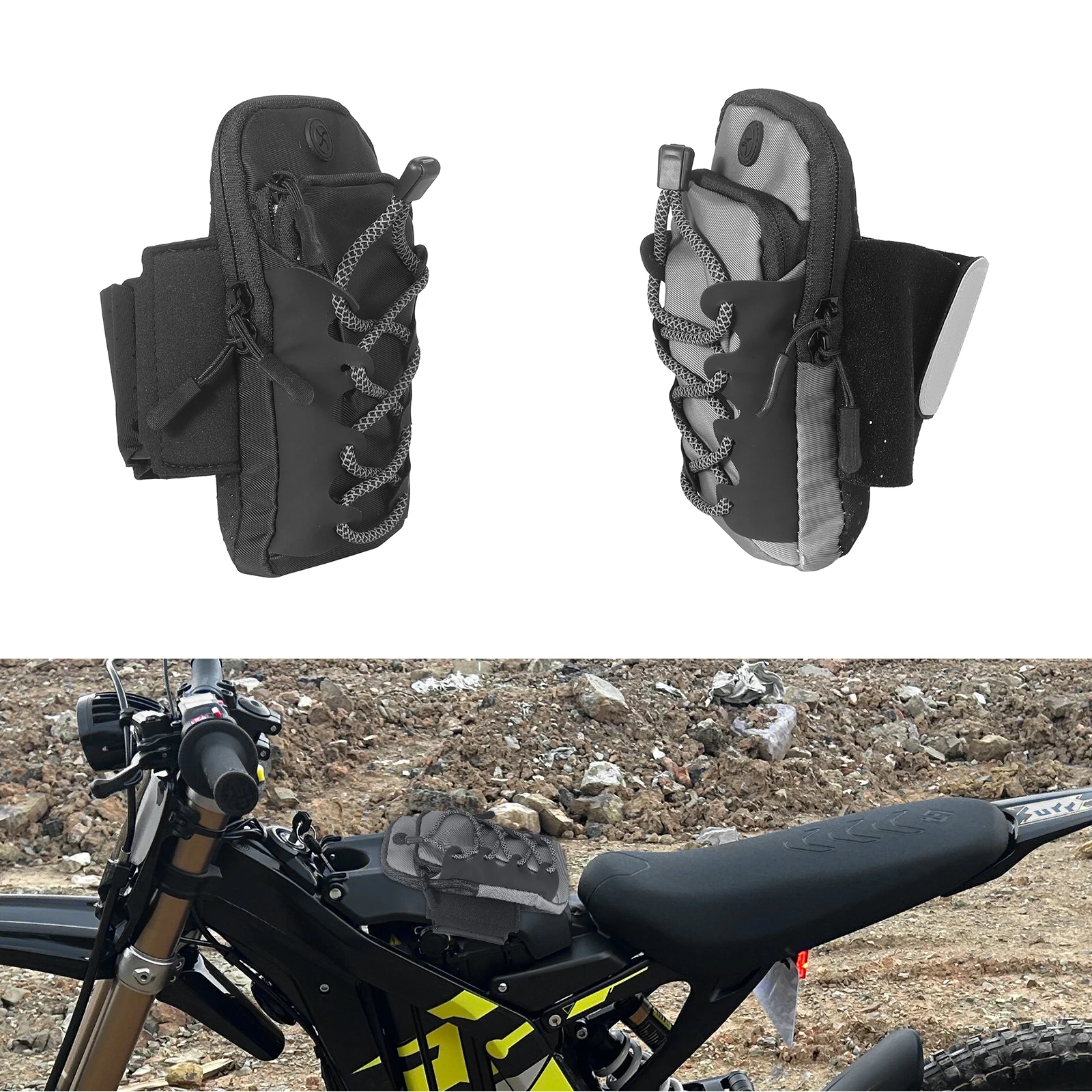 

Universal Motorcycle Riding Wrist Bag Motor Accessories Dirt Bike For Surron Lightbee S/X Parts Battery Cover Pack Storage Bags